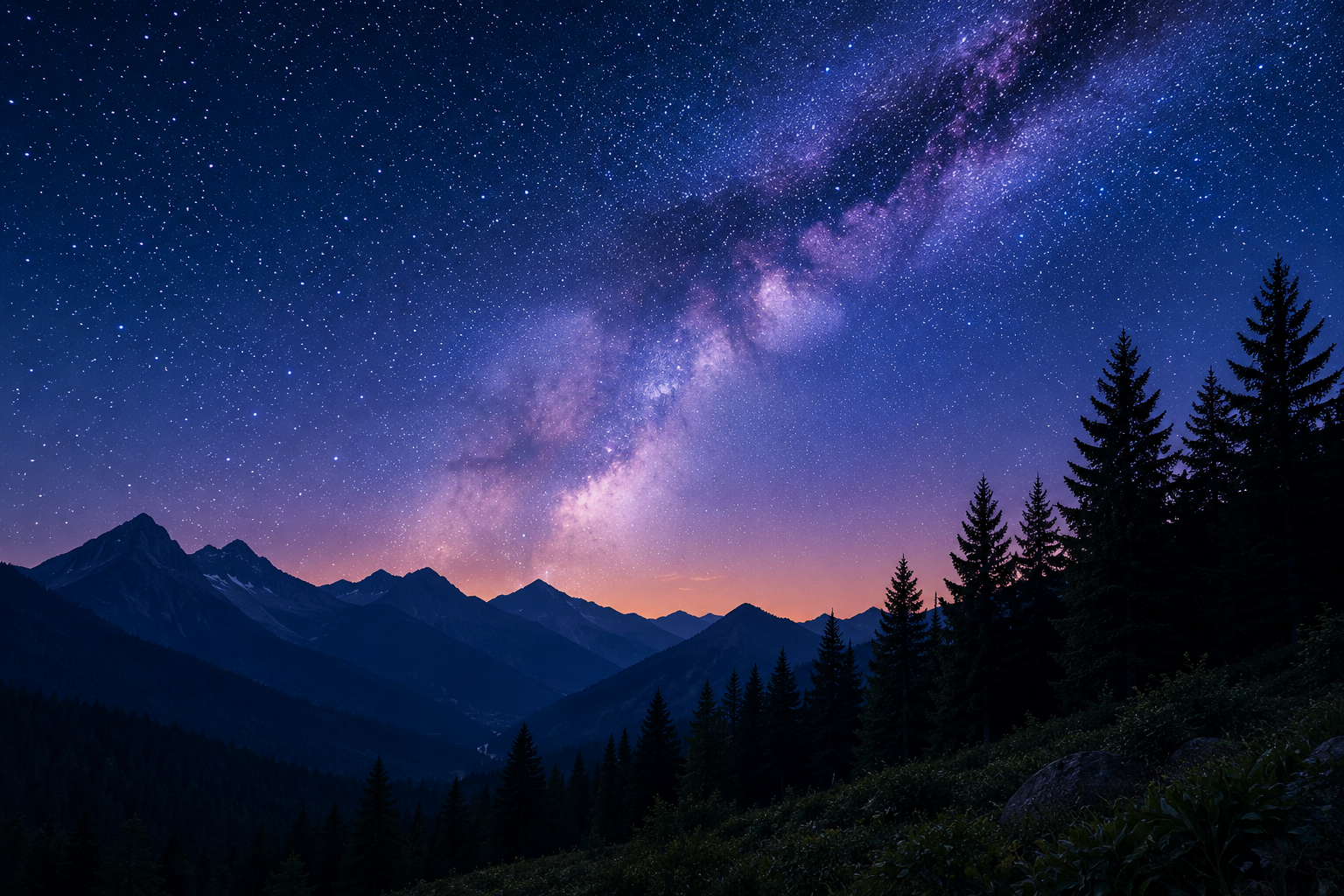 Peaceful nighttime setting representing a calming bedtime routine and restful sleep